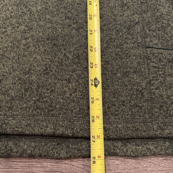 Woolrich Sweater Fleece Quarter Zip Mens M Pullover Green Heather Outdoors - Picture 5 of 8